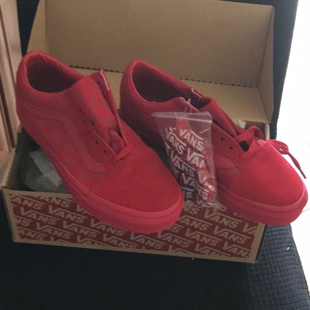 Vans  womens Bold Red Sneakers